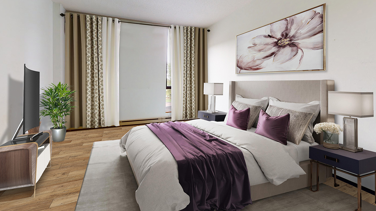 primary bedroom hosted